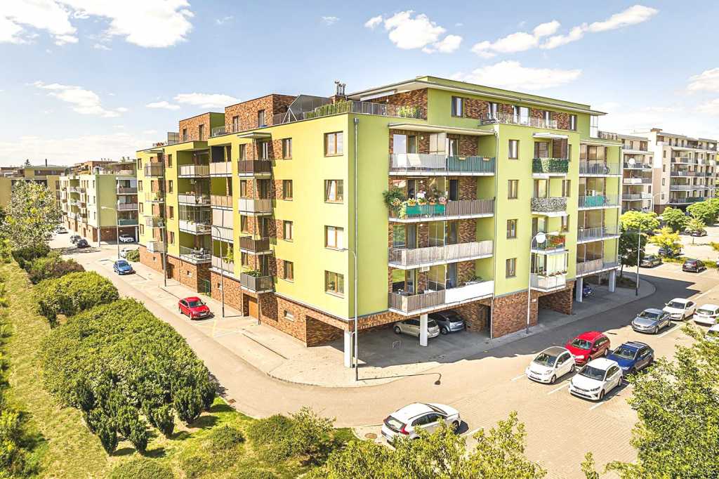 Pronájem novostavby 1+1 Brno, U Leskavy 43 m2, 4.p