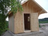 Dřevěný zahradní domek - chata.